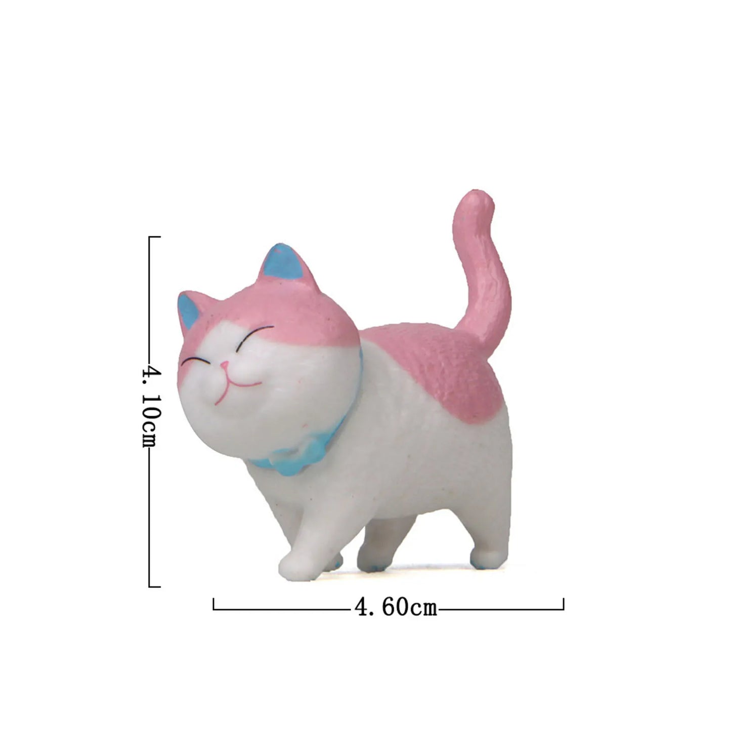 1 Piece Cute Cat Ornaments Bell Cat Animal Fairy Garden Figurines Accessories Home Decoration Desktop Model Birthday Gift