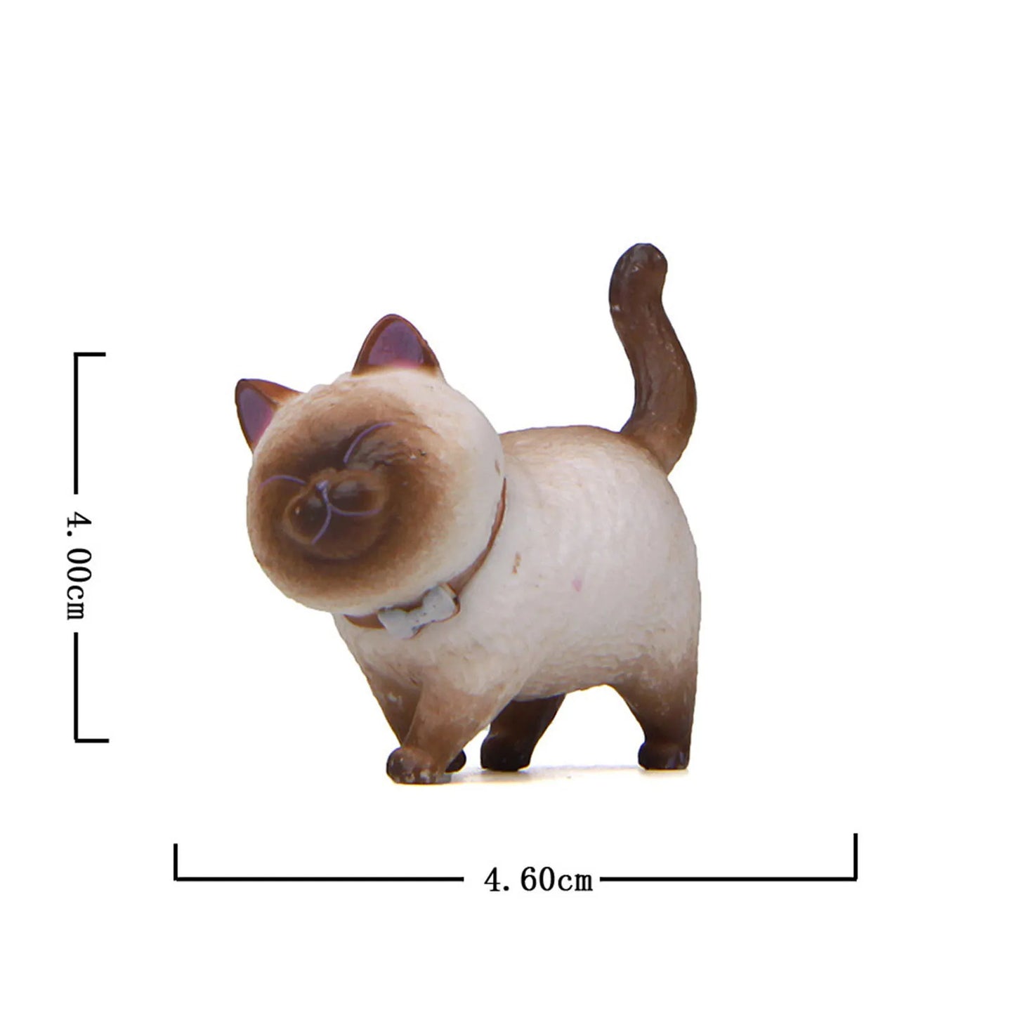 1 Piece Cute Cat Ornaments Bell Cat Animal Fairy Garden Figurines Accessories Home Decoration Desktop Model Birthday Gift