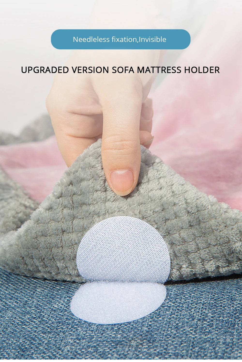 10pcs 6CM Bed Sheet Mattress Holder Sofa Cushion Blankets Fixing Slip-resistant Universal Patch Home Grippers Clip Holder
