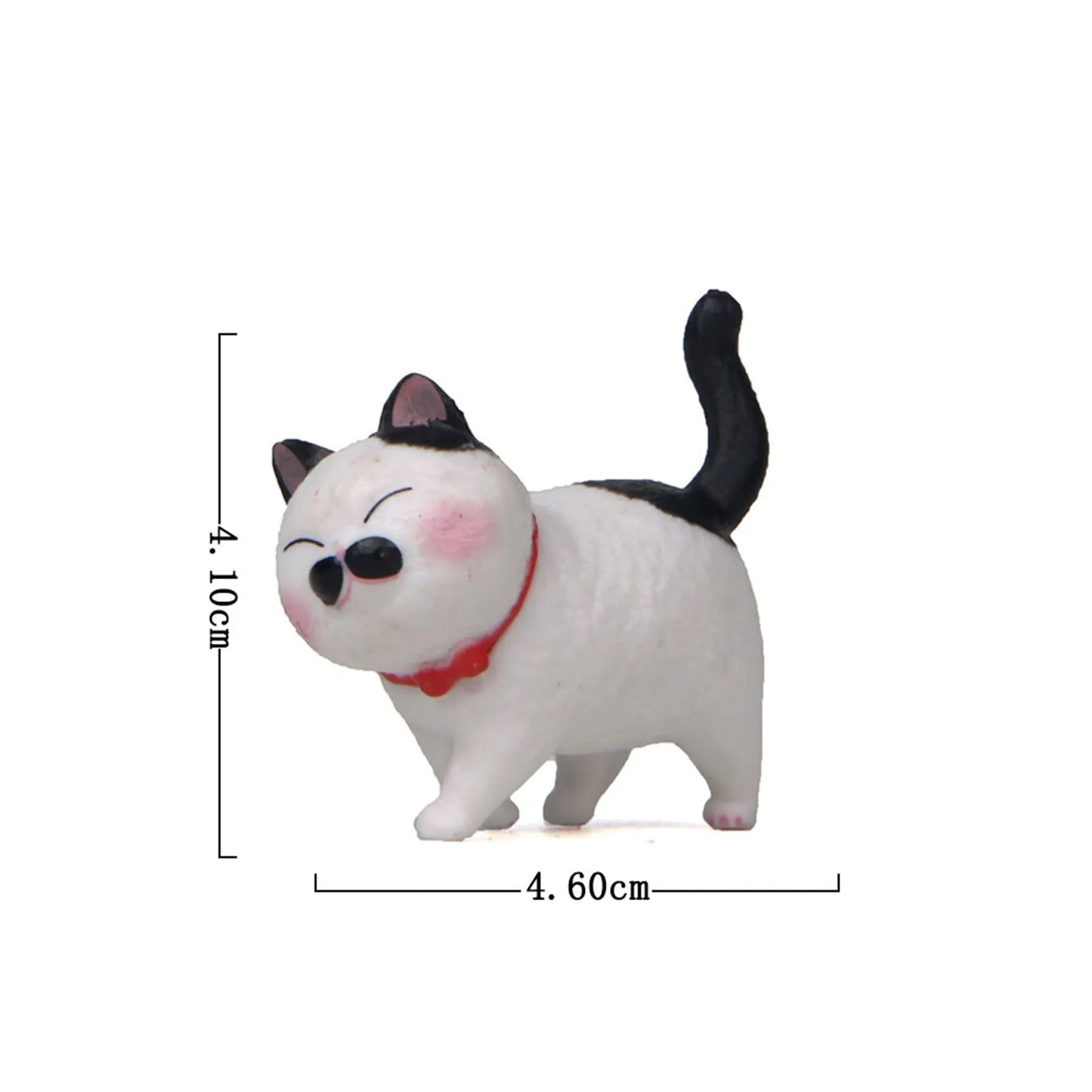 1 Piece Cute Cat Ornaments Bell Cat Animal Fairy Garden Figurines Accessories Home Decoration Desktop Model Birthday Gift