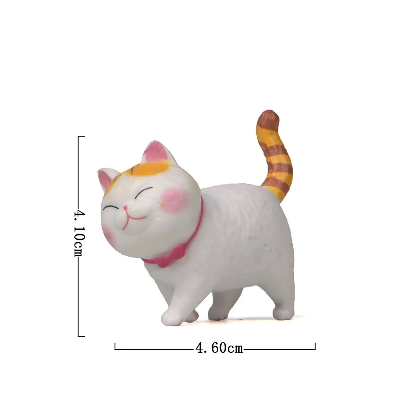 1 Piece Cute Cat Ornaments Bell Cat Animal Fairy Garden Figurines Accessories Home Decoration Desktop Model Birthday Gift