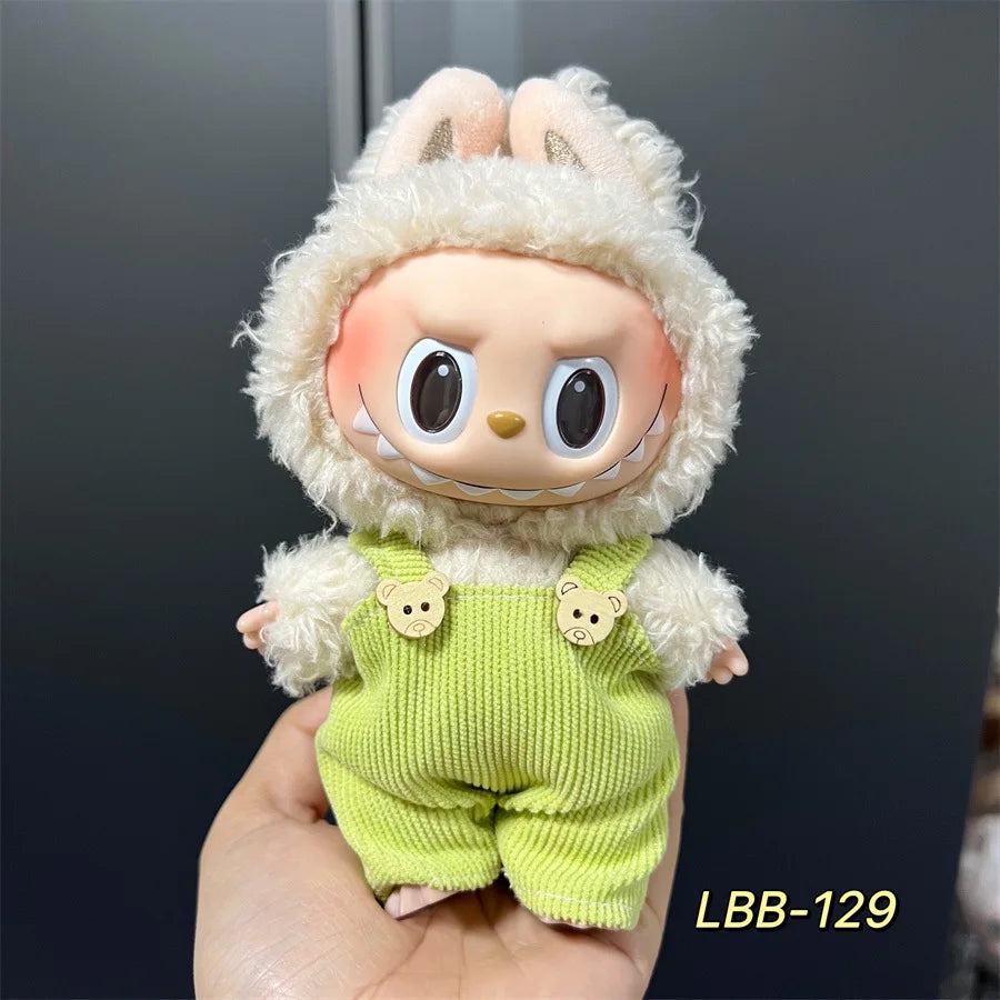 V1 V2 V3 NEW Mini Doll'S Clothes Outfit Accessories for Korea Kpop Exo 17cm Labubu Idol Cool Handsome Clothing Gift