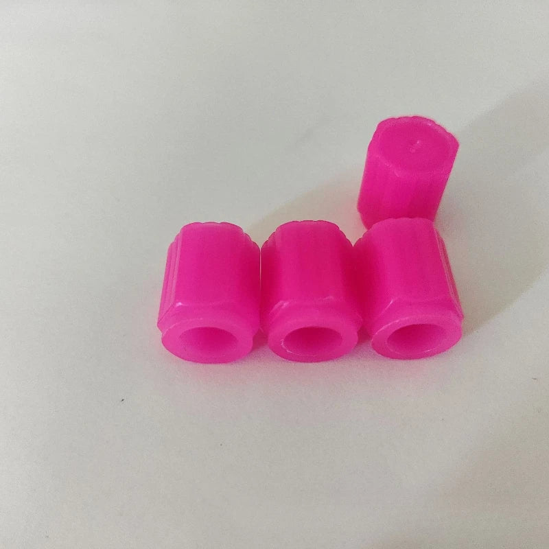 4Pcs/Set Fluorescent Tire Valve Stem Caps, Protect The Tire Valve From Dirt and Dust, Extend The Service Life of The Tire.