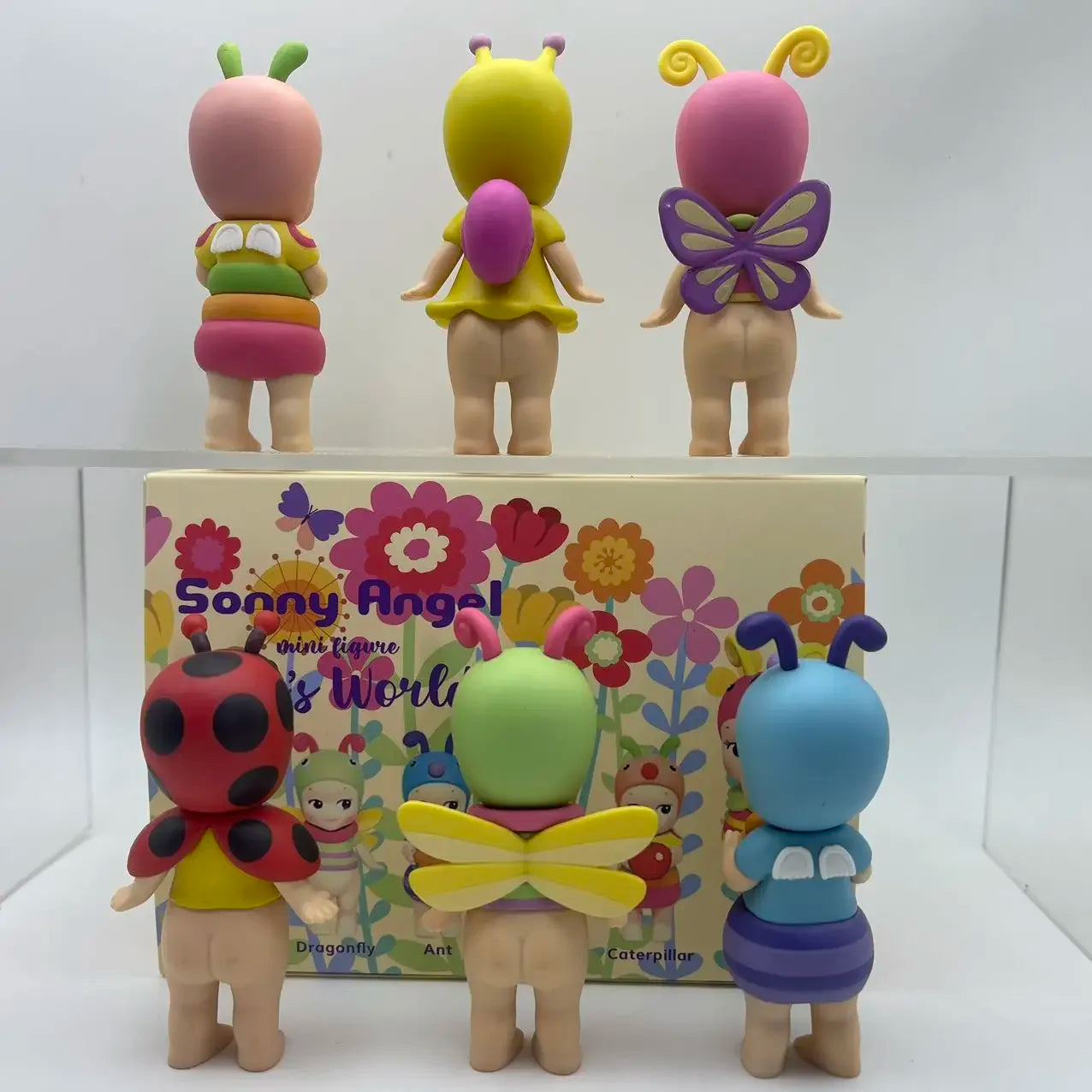 6PCS Sonny Angel Blind Box Mini Figure Bug’S World Limited Series Anime Figures Cute Dolls for Children Christmas Birthday Gift