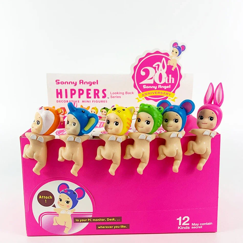 Sonny Angel Blind Box 20th Anniversary Hippers Back Dreaming Fruit Vegetable Series Figure Doll Keychain Christmas Gift