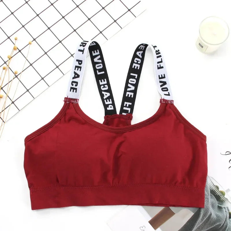 Women Sports Top Vest Sleeveless Bra Pads Lingerie Sexy Woman Push Up Beauty Bralette Wrap All-In-One Women's Tube Top Summer