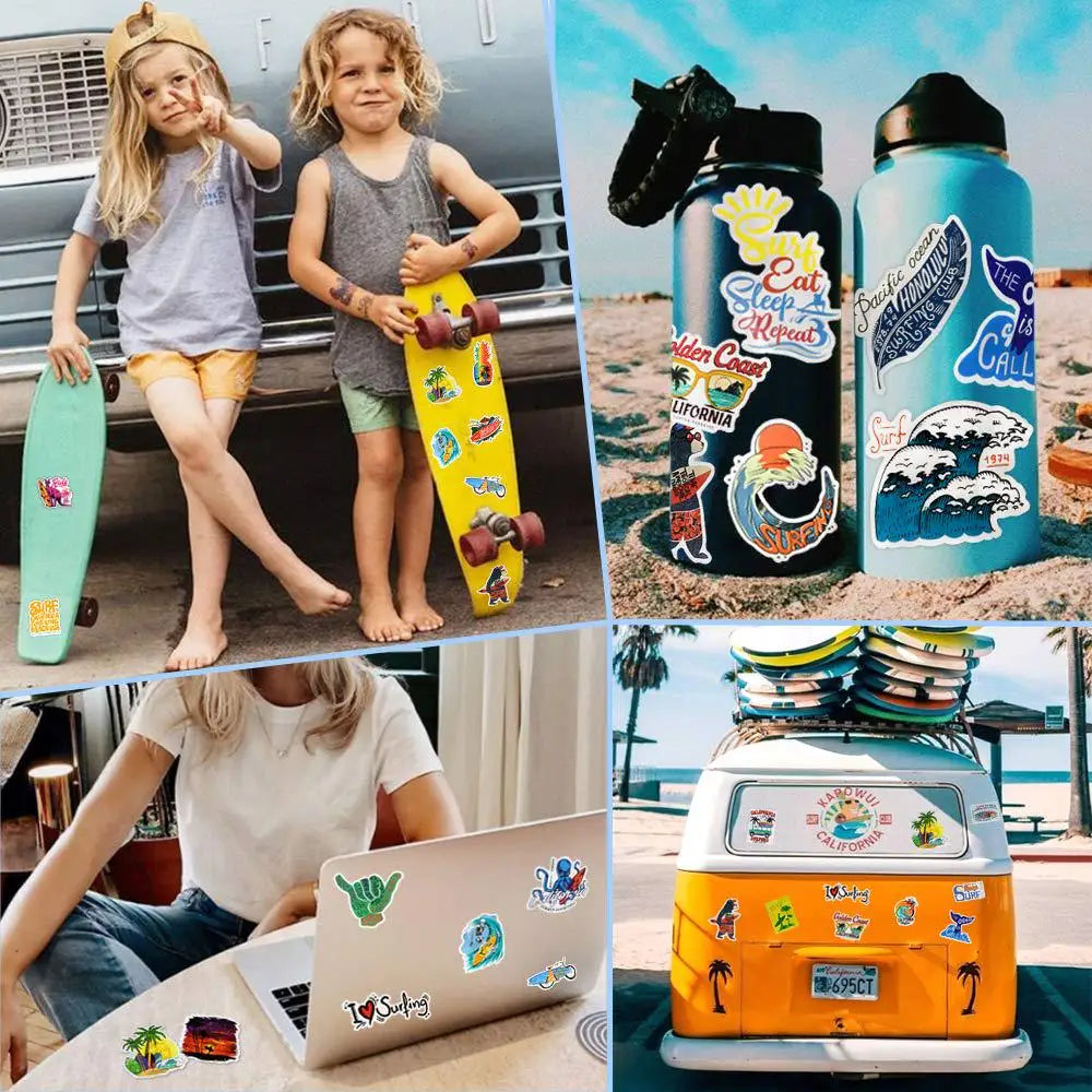 60pcs MIKKO Stickers Cute Cartoon Anime Decals For Kids Laptop Skateboards Guitar Luggage Phone Scrapbook Diary Stickers