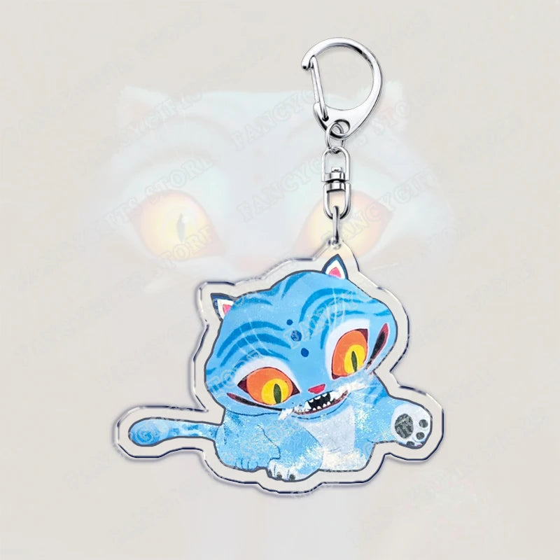 Popular Kpop Demon Hunters Huntrix Saja Boys Keychains for Accessories Jewelry Rumi Zoey Jinu Derpy Tiger Keyrings Fans Gifts
