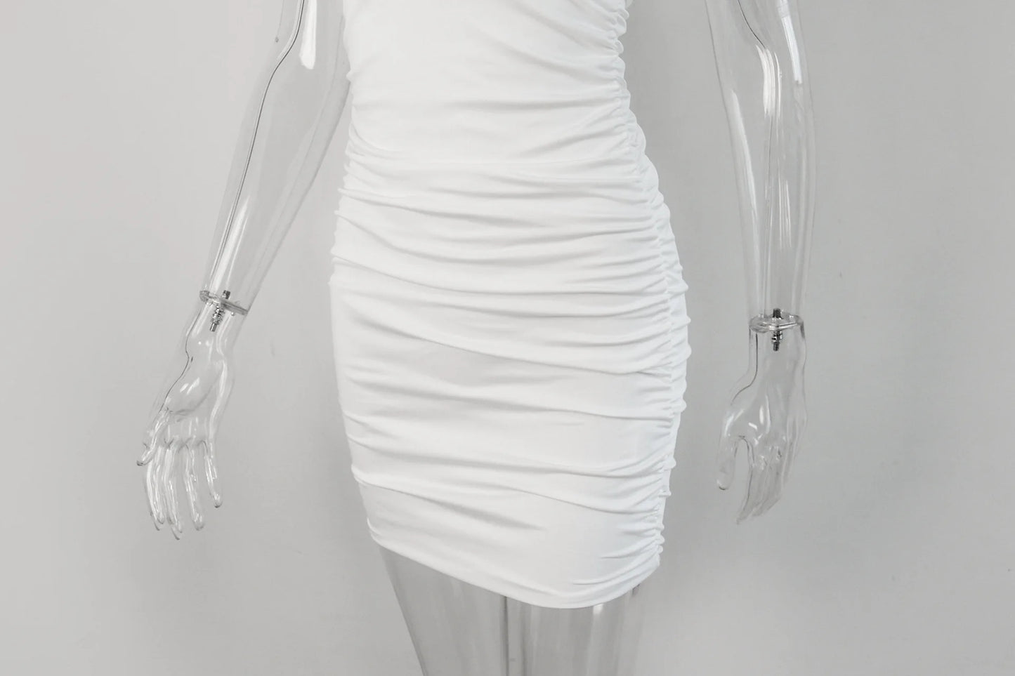 Women s Dresses 2025 New Sleeveless Backless Women's Round Neck Sexy Halter Ruffle Bodycon Mini Dress for Party Club Vacation