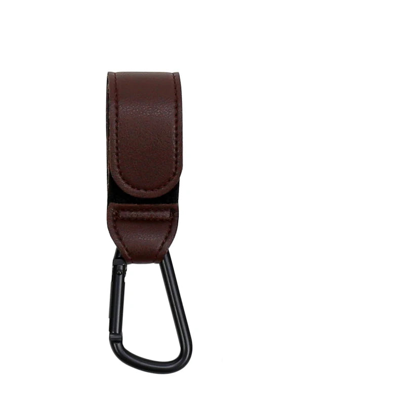 1/2pcs PU Leather Baby Bag Stroller Hook Pram Rotate 360 Degree Rotatable Cart Organizer Pram Hook Crochet Stroller Accessories
