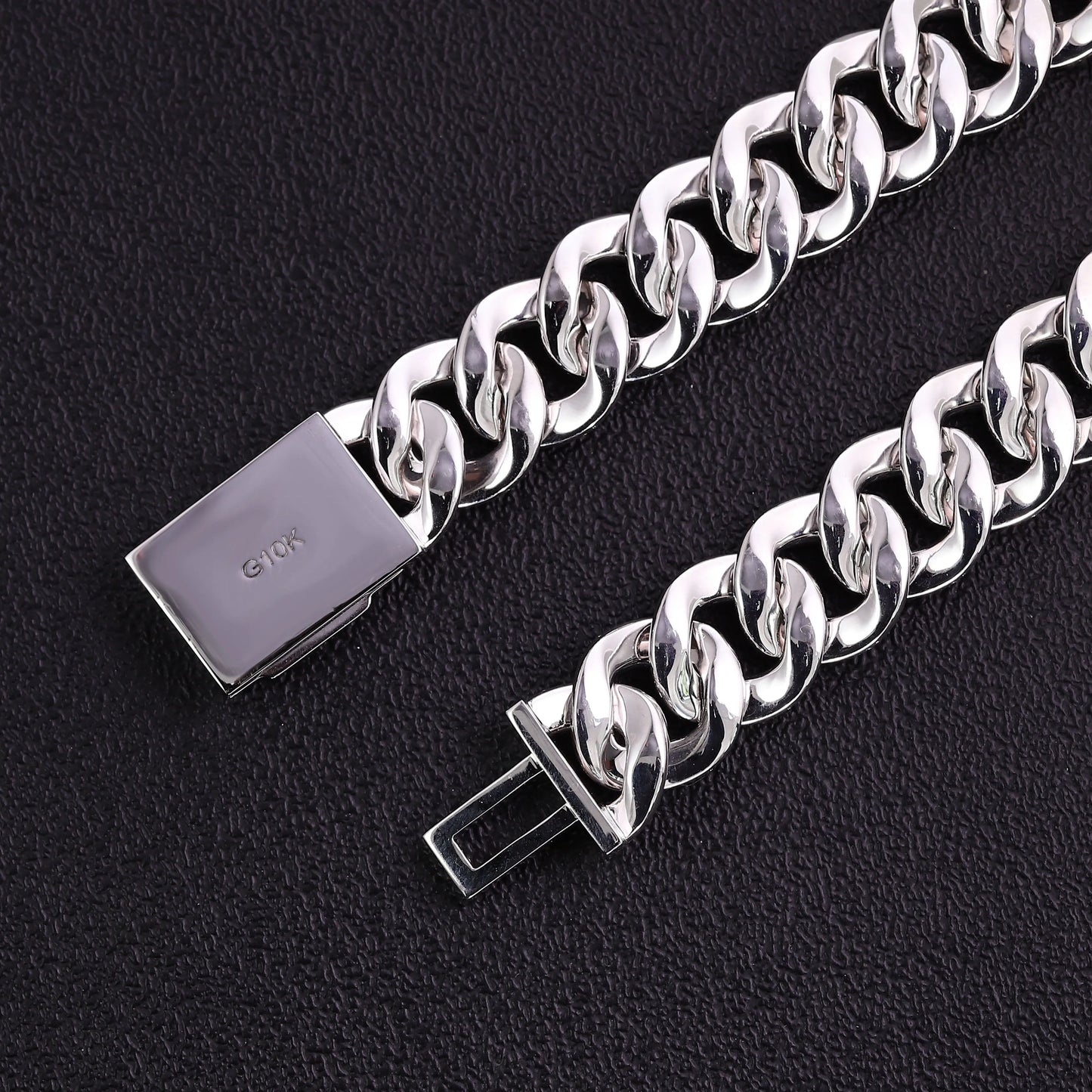 Provence Moissanite Cuban Chain Necklace for Men S925 Silver Thick 18mm Miami Cuban Link Choker for Women Hip Hop Custom Jewelry