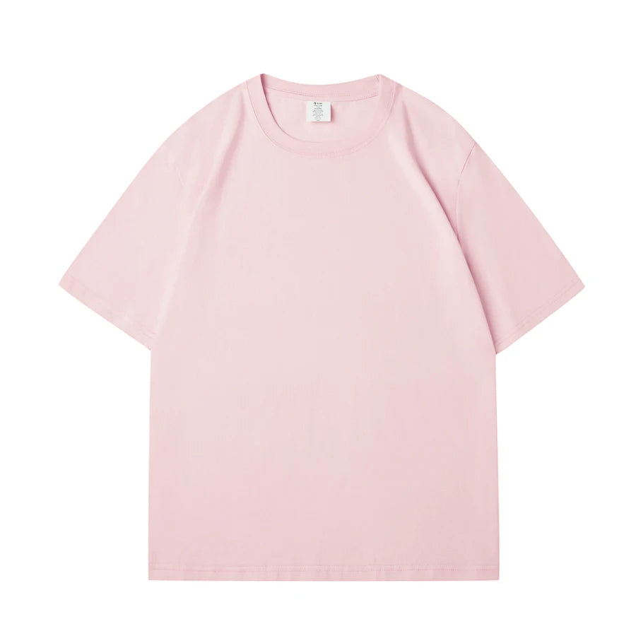 WAVLATII New Women Solid Cotton T shirts Female Dark Green Oversized Casual Soft Tees Unisex Short Sleeve Summer Tops
