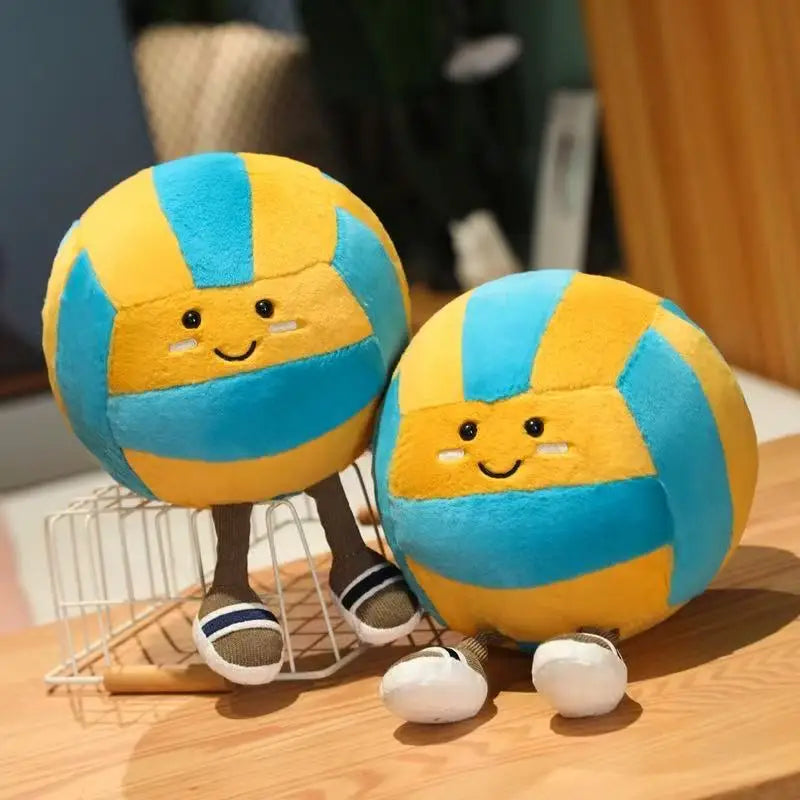Jellycat New Volleyball Doll Plush Toy Handmade Doll Cartoon Anime Cute Pillow Cushion Home Children's Birthday Gift Doll