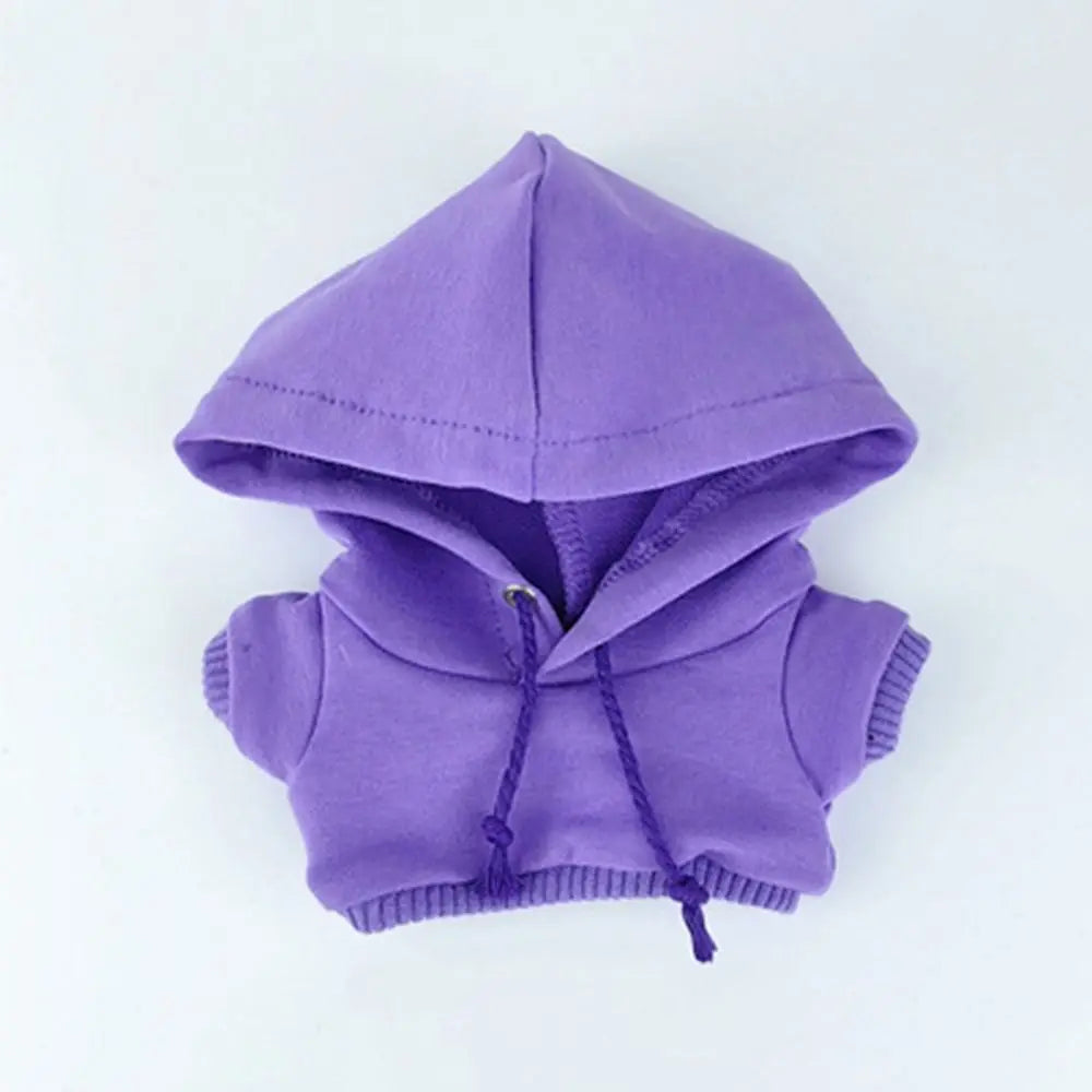 Handmade Fashion Clothes Hoodies For 10/15cm/20cm Cotton Dolls Sweatshirt Outfits For 1/12 BJD Dolls Top For 1/11 1/12 OB11