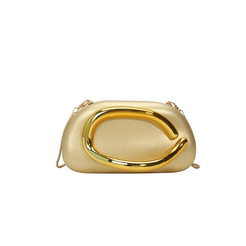 Women PU Leather Trendy Clutch Purses & Removable Strap Crossbody Shoulder Bag Hand-held Shoulder Clutch Bag for Wedding Party