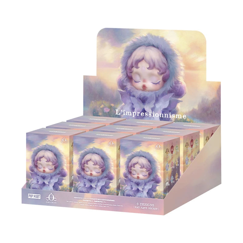 【JP】POP MART SKULLPANDA L’impressionnisme Series Plush Doll Blind Box 1PC/6PCS Mystery Box