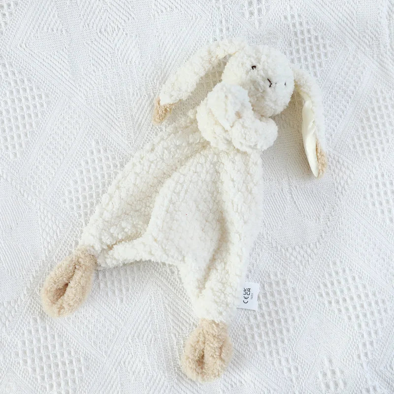 Baby Security Blanket Cartoon Bunny Rabbit Plush Toys Appease Towel Newborn Blankie