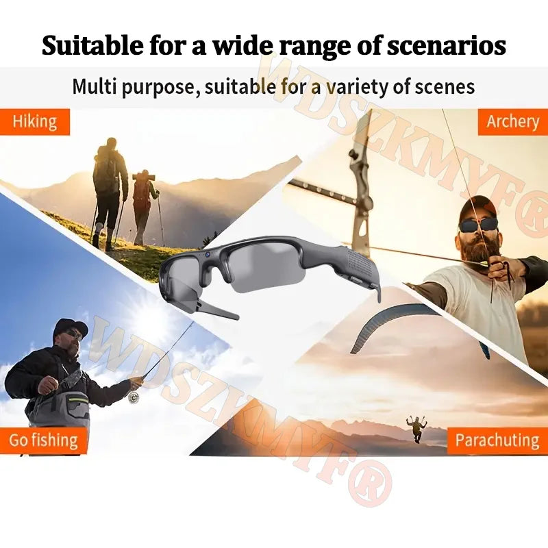 MINI Camera Smart Glasses HD 1080P WIFI Sports Glasses With DV Camera and Audio Recording Glasse Outdoor Riding, Skiing