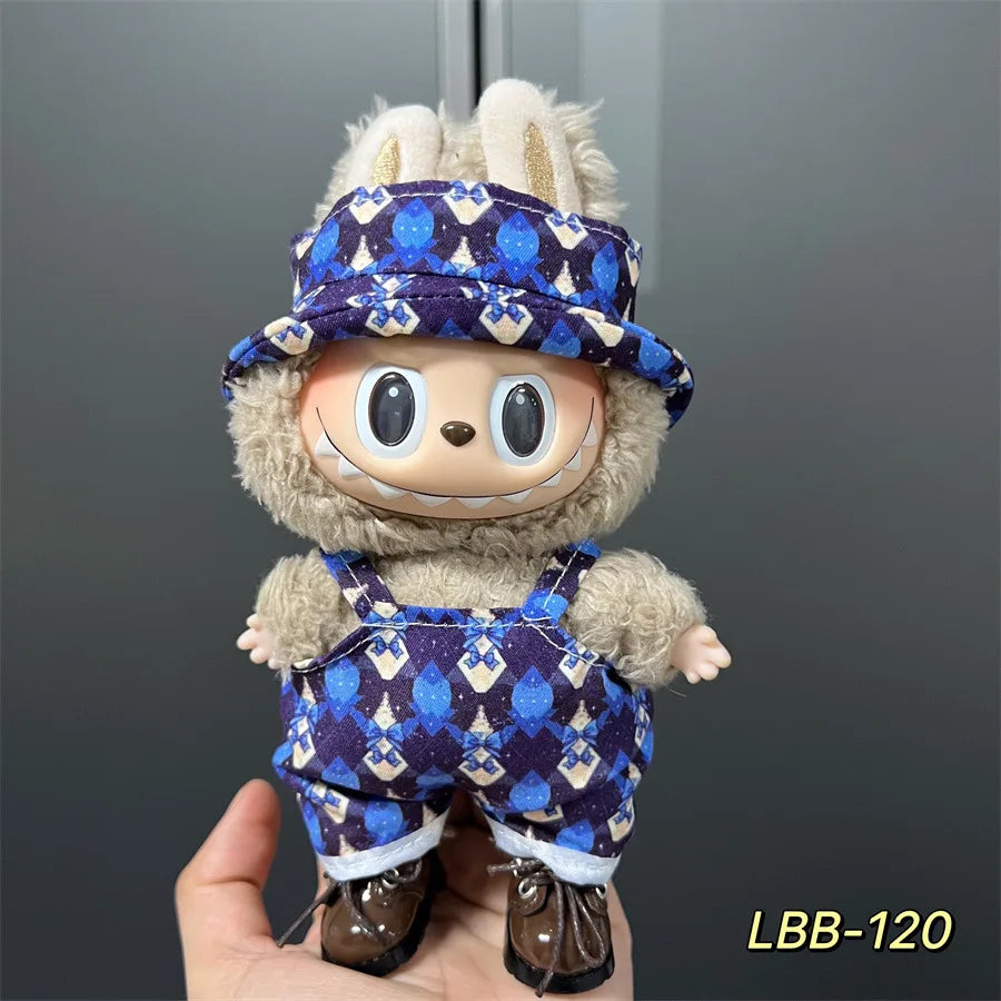 V1 V2 V3 NEW Mini Doll'S Clothes Outfit Accessories for Korea Kpop Exo 17cm Labubu Idol Cool Handsome Clothing Gift
