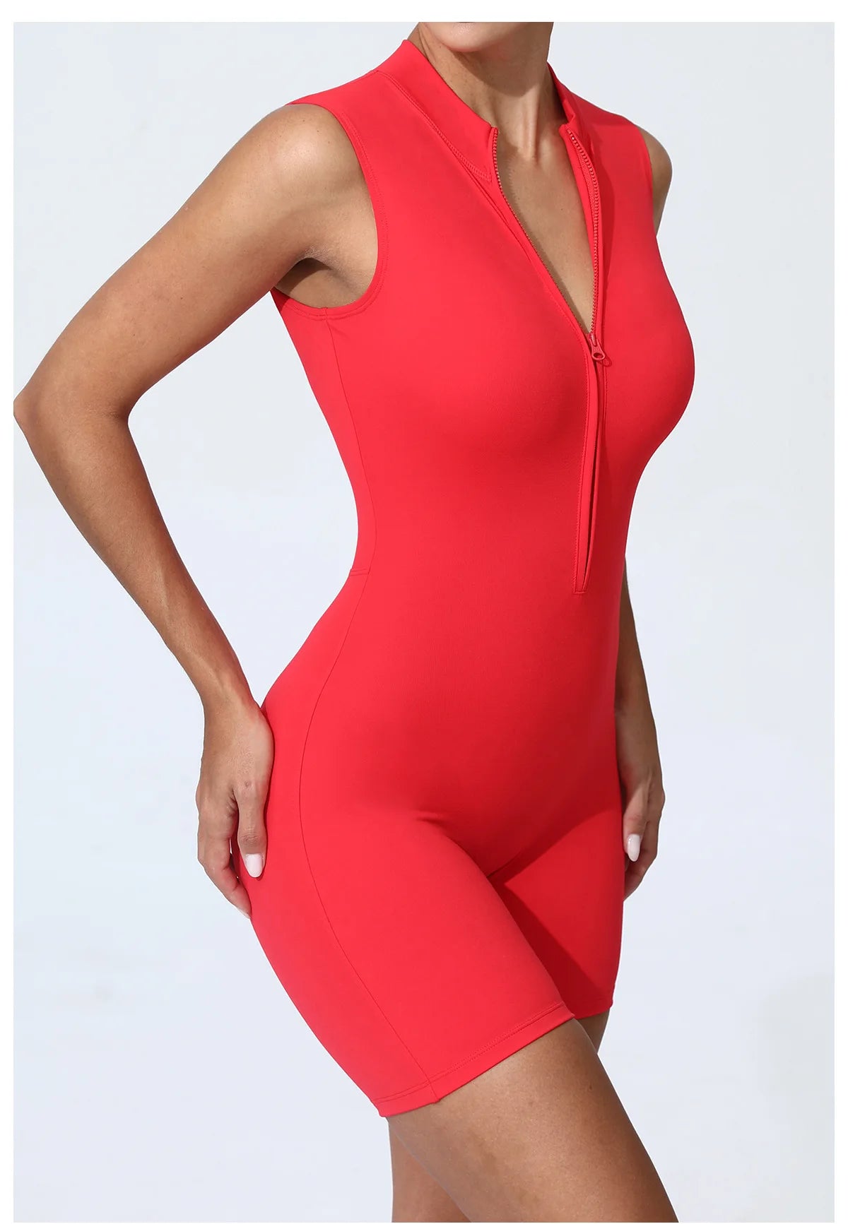 Zipper Yoga Jumpsuit Fitness Sports Overalls Gym Clothing Set Yoga Wear Pilates Workout Clothes Women Outfit push-up Activewear