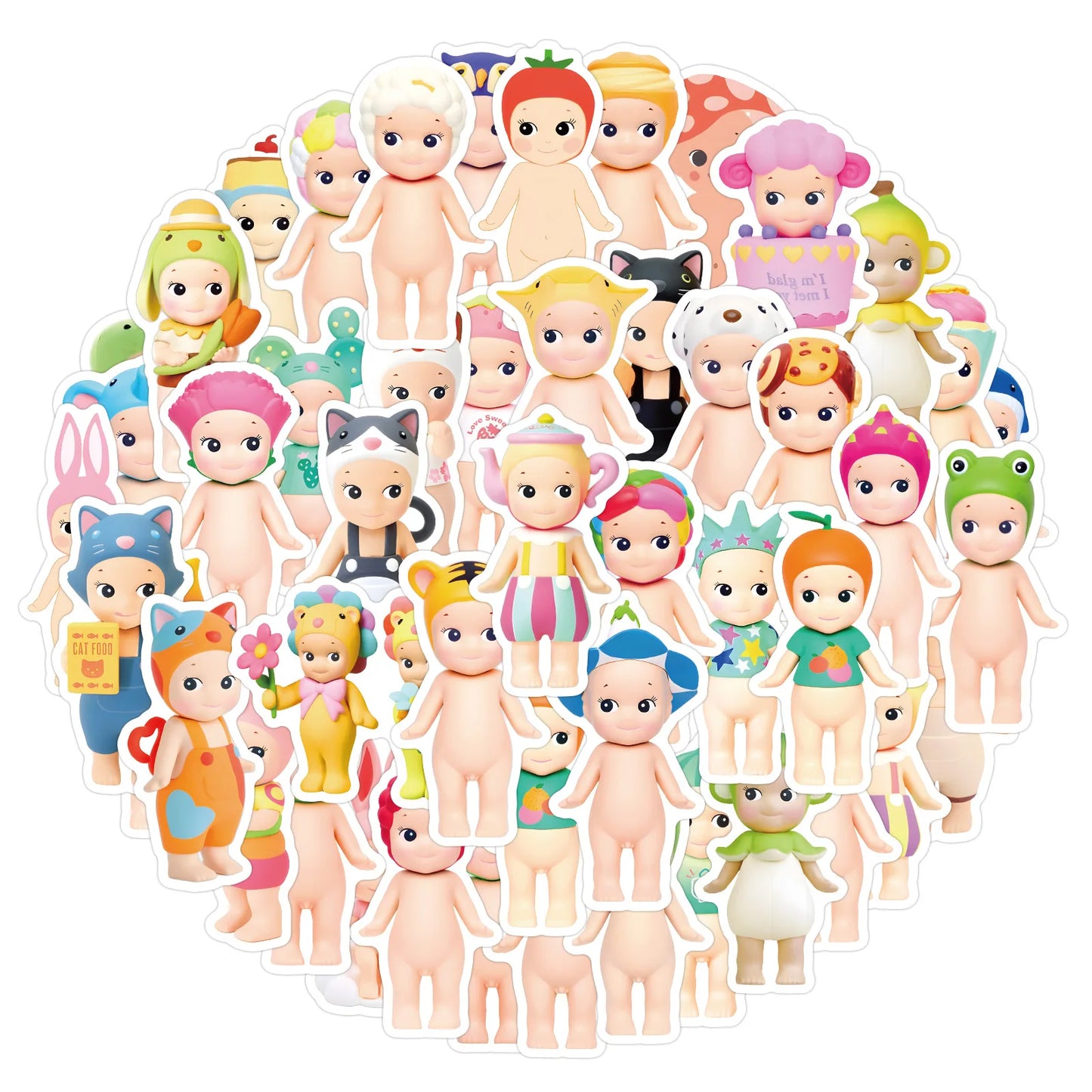 10/30/60PCS Character Goods Sonny Angle Cartoon Sticker Decals Toys DIY Suitcase Skateboard Phone Luggage Bike Stickers Gift