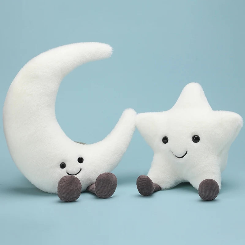 Cartoon Hot Sale Fruit Plush Doll Pillow Apple Pear Peach Cherry Weather Sun Moon Star Plush Toy Home Decoration Gift For Kids
