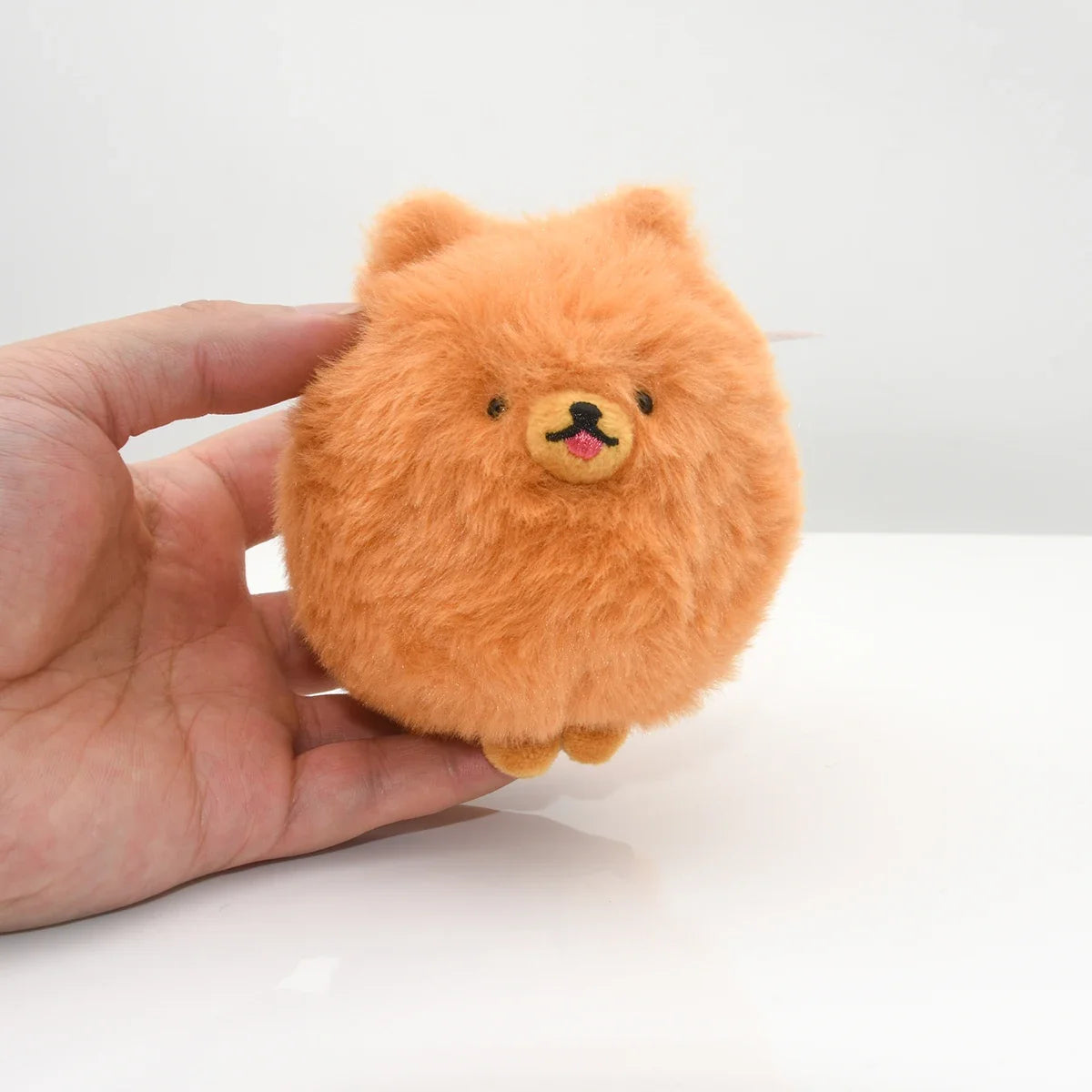 Yell stuffed animals Tail wagging! Pomeranian gimmick mascot cute kawaii 12cm dog puppies plush toys