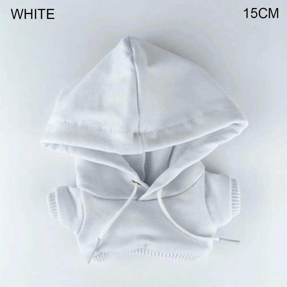 Handmade Fashion Clothes Hoodies For 10/15cm/20cm Cotton Dolls Sweatshirt Outfits For 1/12 BJD Dolls Top For 1/11 1/12 OB11