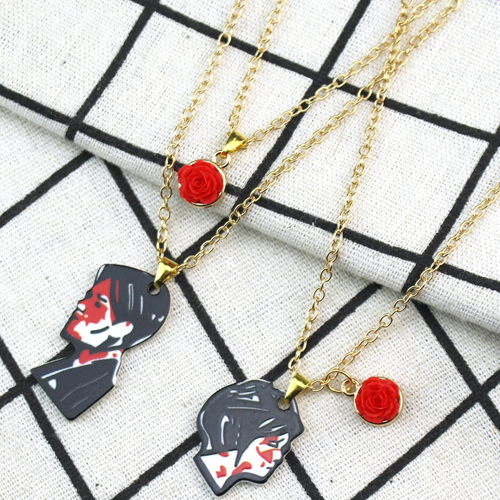 Rock Band My Chemical Romance Necklaces Cosplay MCR Stainless Steel Pendant Necklace Fashion Geometric Jewelry Gifts