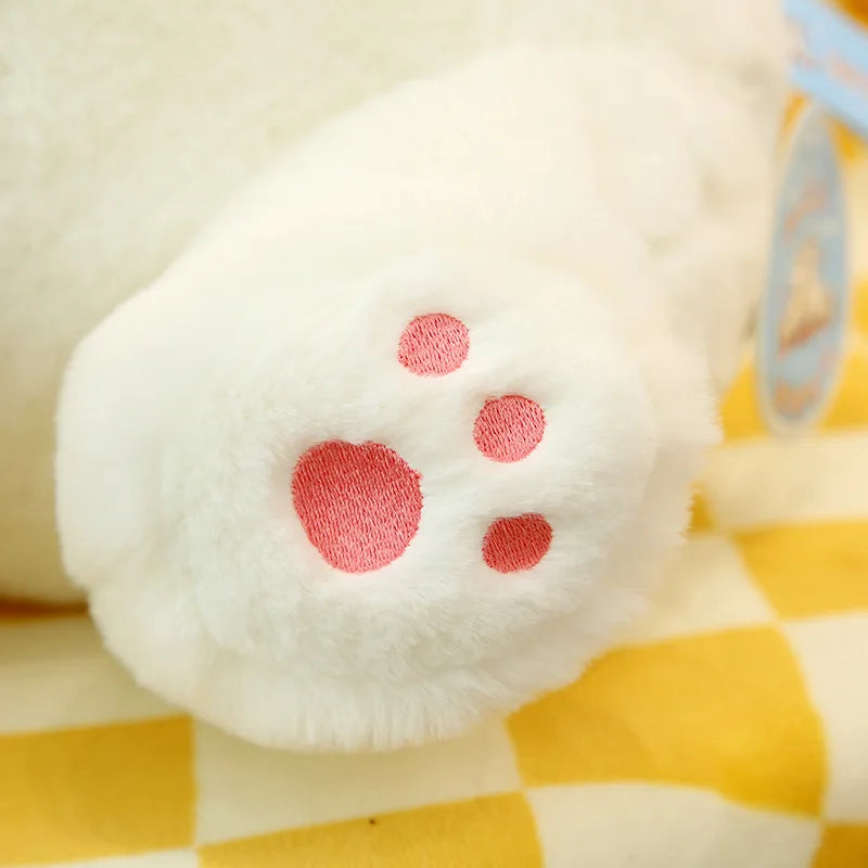 Giant Lazy Rabbit Dolls Soft Plush Cute White Bunny Animal Toys Baby Sleep Pillows Cushion Kids Girl Birthday Gift Kawaii Decor
