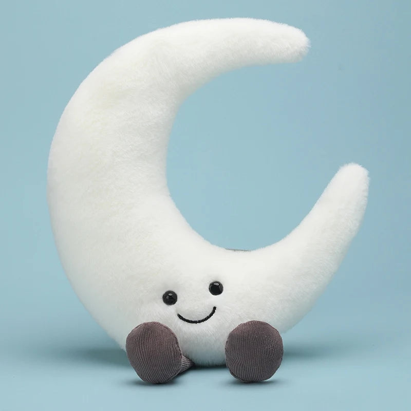 Cartoon Hot Sale Fruit Plush Doll Pillow Apple Pear Peach Cherry Weather Sun Moon Star Plush Toy Home Decoration Gift For Kids
