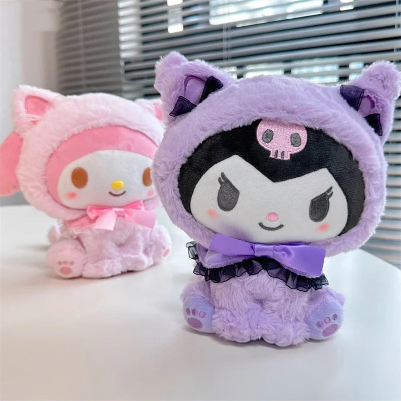 20CM Kuromi Hello Kitty Melody Cinnamorol Pochacco Plush Toys Soft tuffed Animals Christmas Birthday Christmas Graduation Gifts