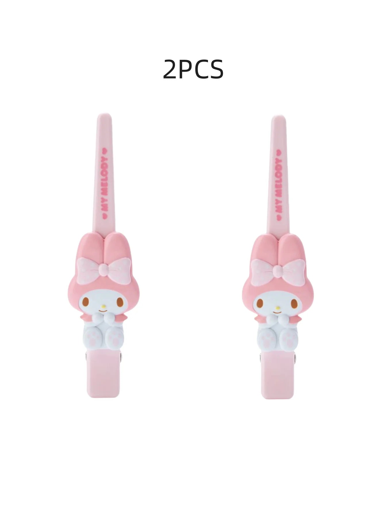 1/2pcs Hello Hairpin Kitty My Melody Kuromi Cinnamoroll Word Clip Headdress Bangs Clips Hair Accessories Gifts