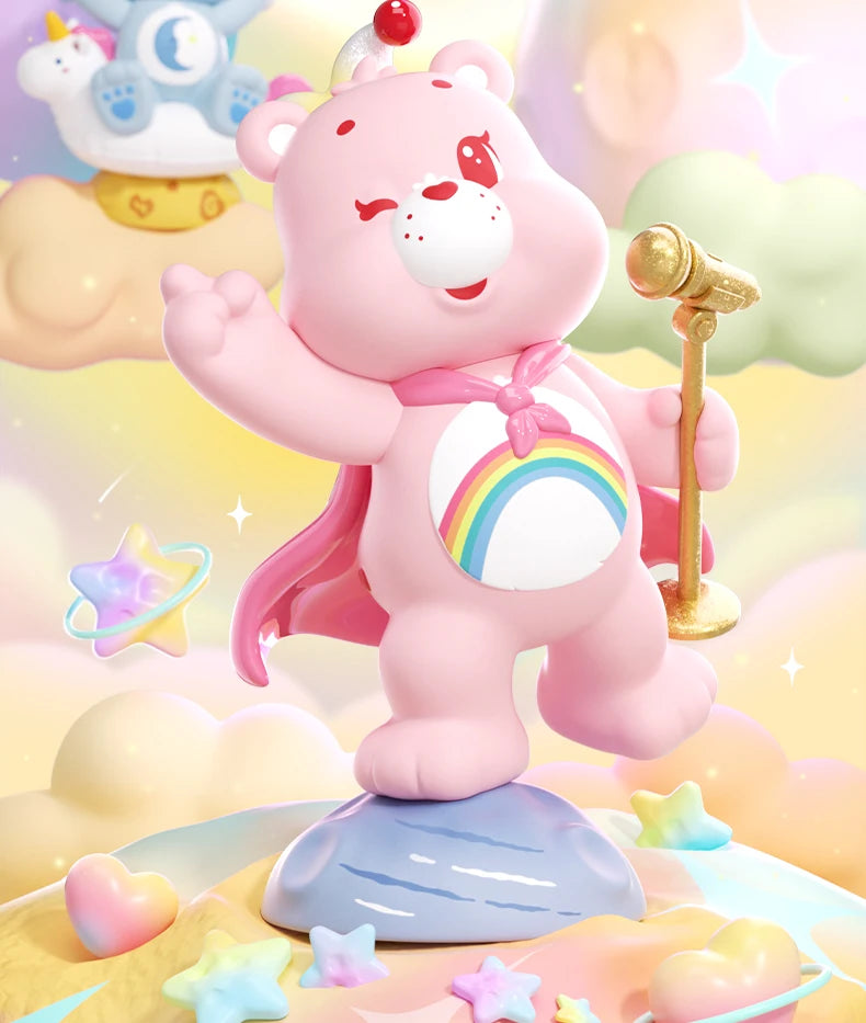 FUNISM Original Genuine CareBears Healing Planet Series Blind Box Figures Model Handmade Desktop Ornament Toy Birthday Gift