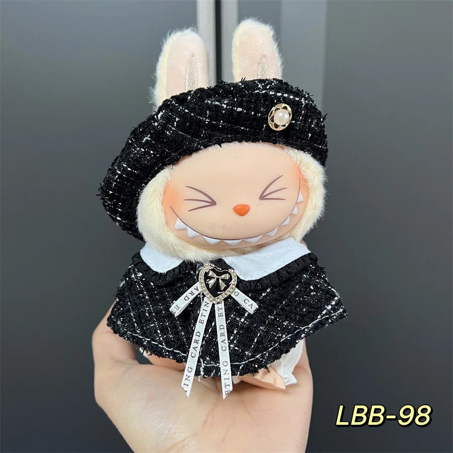 V1 V2 V3 NEW Mini Doll'S Clothes Outfit Accessories for Korea Kpop Exo 17cm Labubu Idol Cool Handsome Clothing Gift