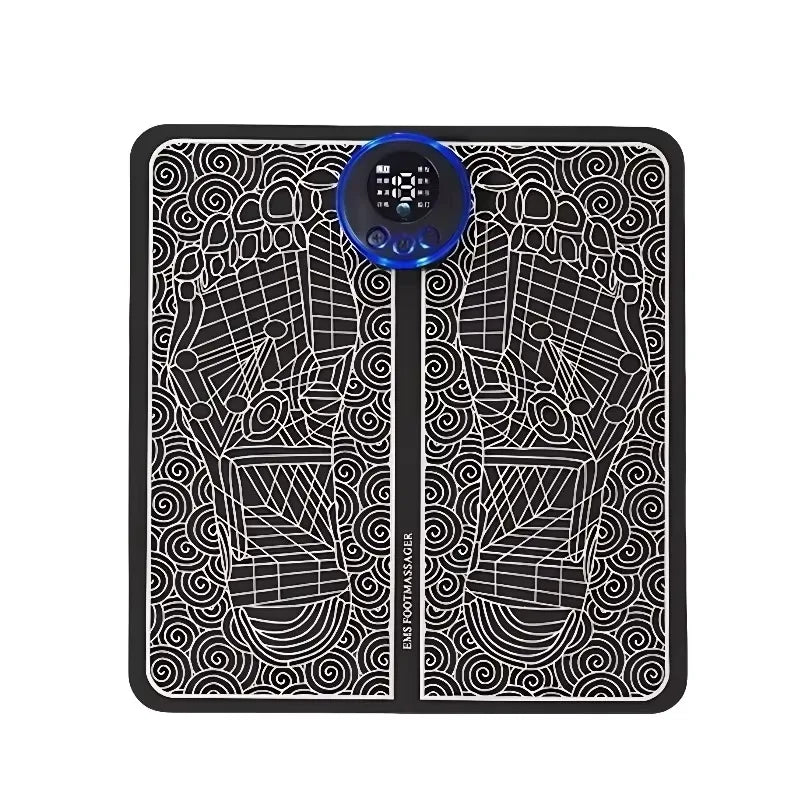 Electric Foot Massager Foldable Portable Quick USB Charging EMS Massager Improve Blood Circulation Relieve Sore Feet Leg Relax