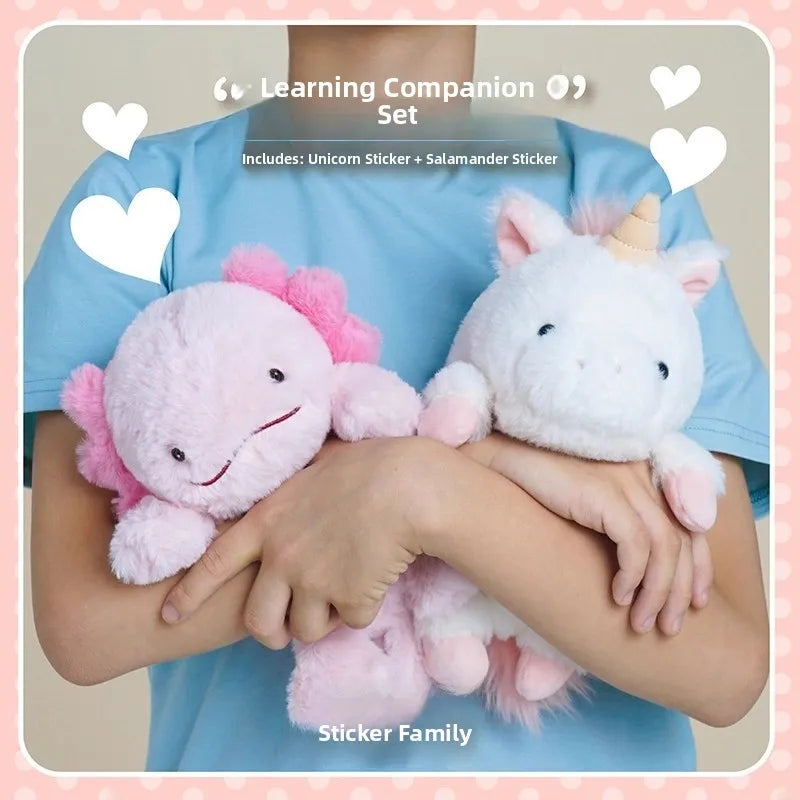 Posture Pal Plu Doll Toy Cute Sitting Posture Anti-Hunchba Gift for Girls Polyester Fiber Filled Fabric Doll Collectible