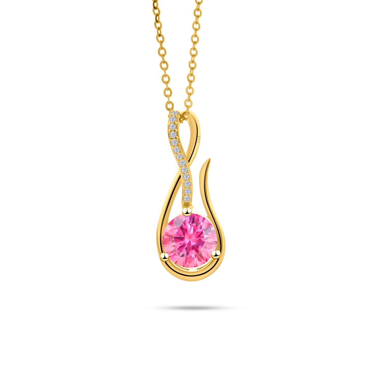 925 Sterling Silver Necklace 2CT D Color Moissanite Music Symbol Necklace Women's Anniversary Fine Jewelry mama Necklace