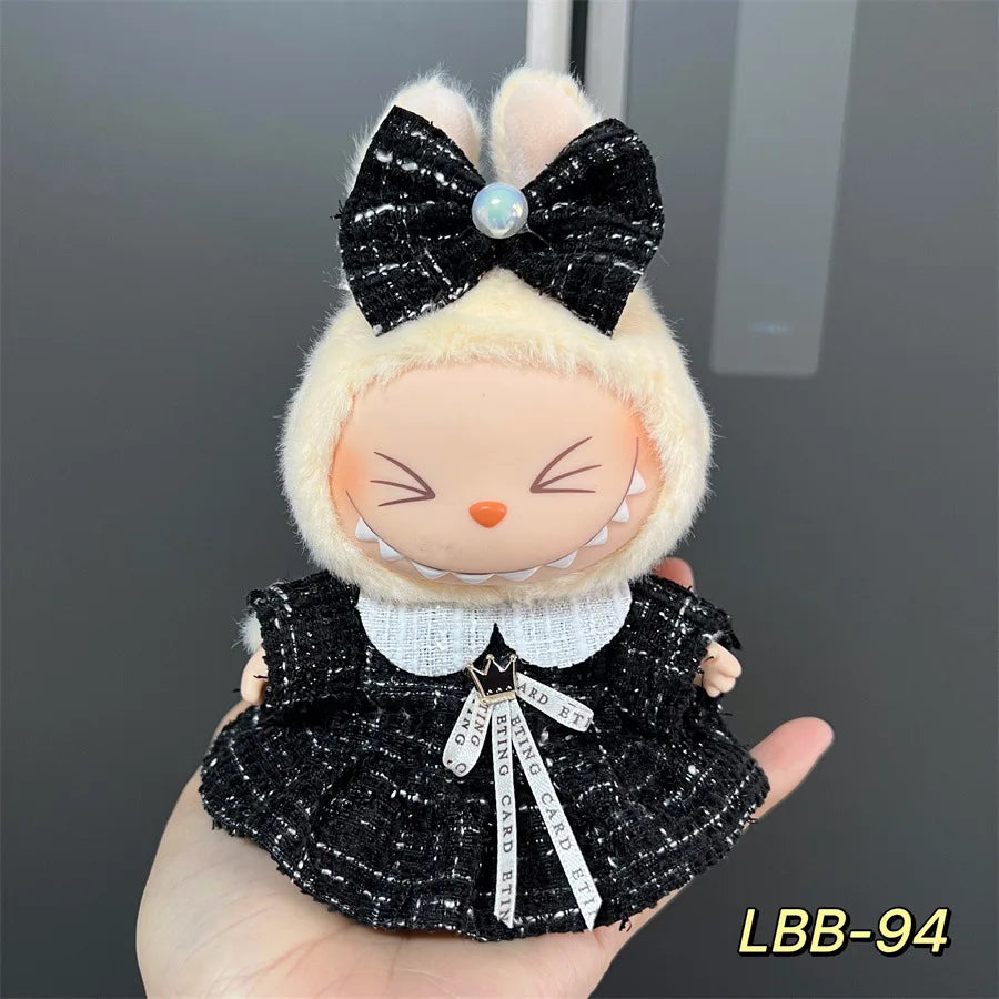 V1 V2 V3 NEW Mini Doll'S Clothes Outfit Accessories for Korea Kpop Exo 17cm Labubu Idol Cool Handsome Clothing Gift