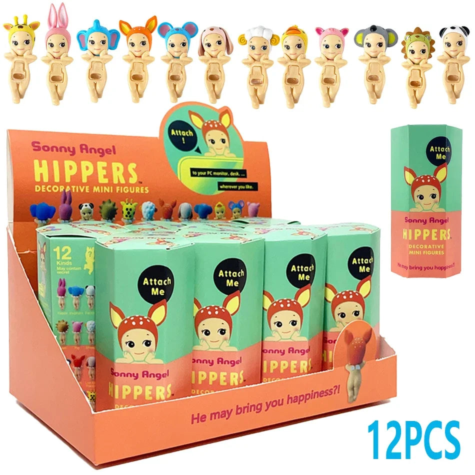 Sonny Angel Blind Box 20th Anniversary Hippers Back Dreaming Fruit Vegetable Series Figure Doll Keychain Christmas Gift