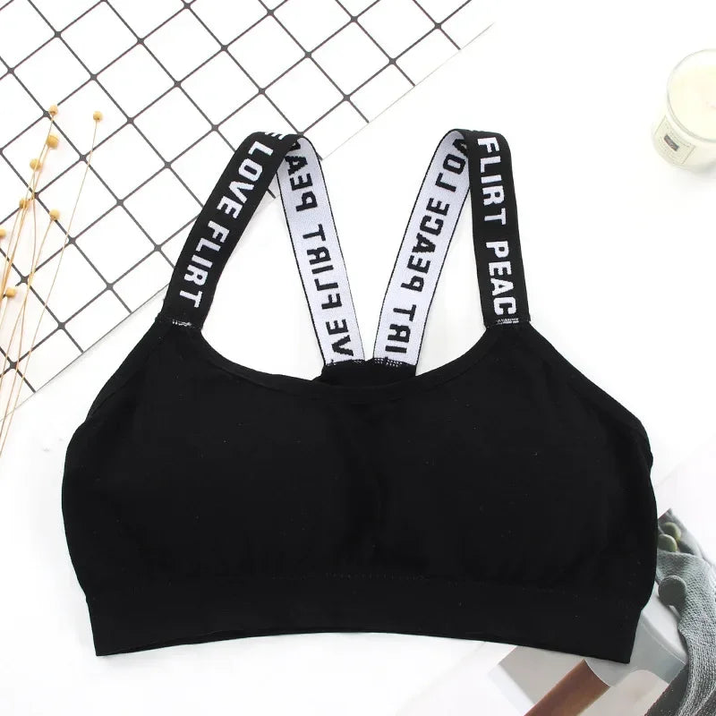 Women Sports Top Vest Sleeveless Bra Pads Lingerie Sexy Woman Push Up Beauty Bralette Wrap All-In-One Women's Tube Top Summer