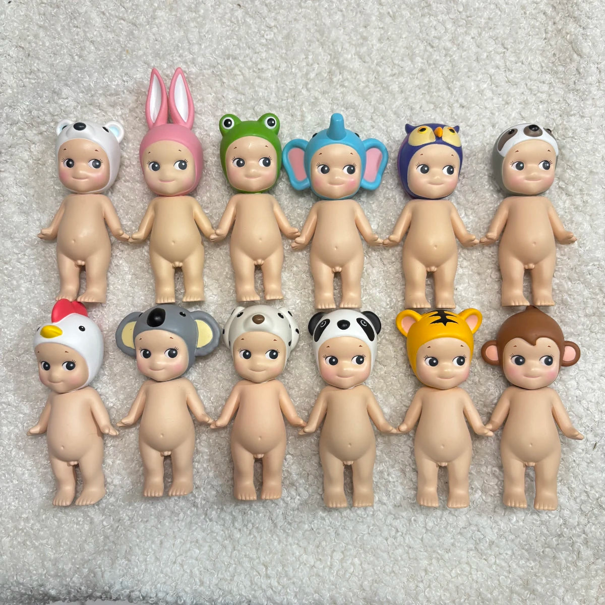 Sonny Angel Mini Figure aimal v1 Series No box No bag Blind Box rabbit panda owl monkey koala frog SAS65375