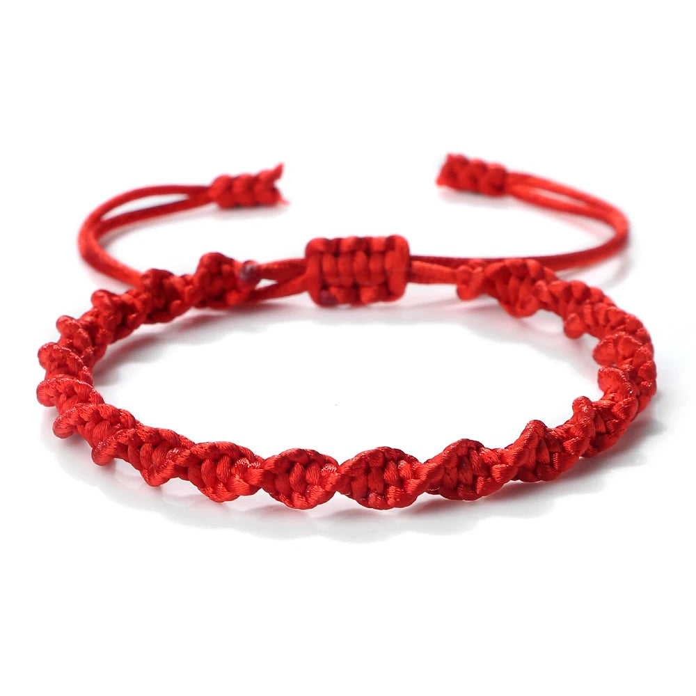 Multicolor Rope Lucky knots Bracelets Women Men Charm Woven Handmade Bangles Braided Adjustable Size Buddhism Jewelry Pulseras