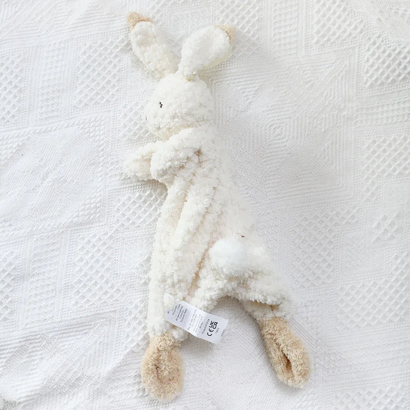 Baby Security Blanket Cartoon Bunny Rabbit Plush Toys Appease Towel Newborn Blankie