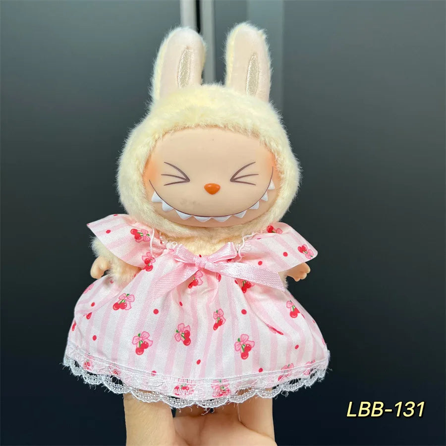 V1 V2 V3 NEW Mini Doll'S Clothes Outfit Accessories for Korea Kpop Exo 17cm Labubu Idol Cool Handsome Clothing Gift