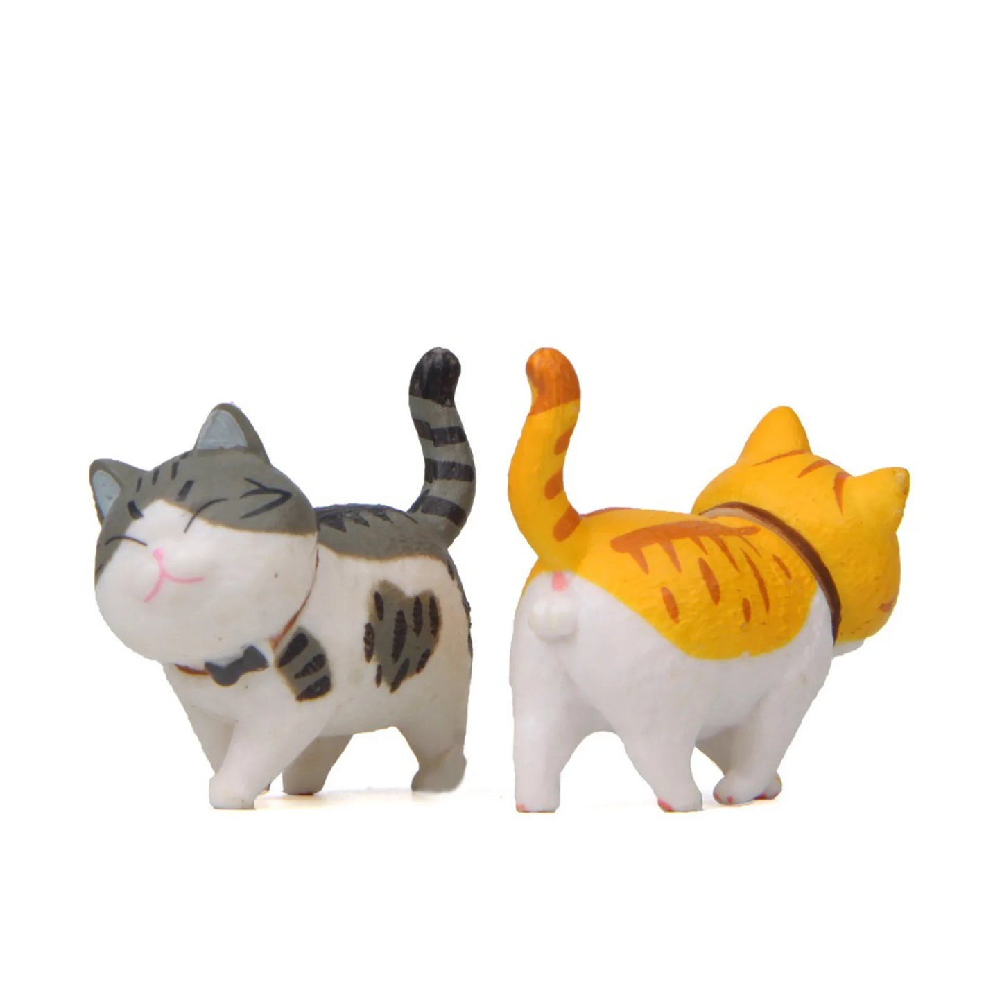 1 Piece Cute Cat Ornaments Bell Cat Animal Fairy Garden Figurines Accessories Home Decoration Desktop Model Birthday Gift