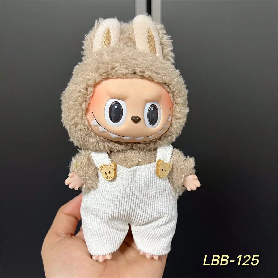 V1 V2 V3 NEW Mini Doll'S Clothes Outfit Accessories for Korea Kpop Exo 17cm Labubu Idol Cool Handsome Clothing Gift
