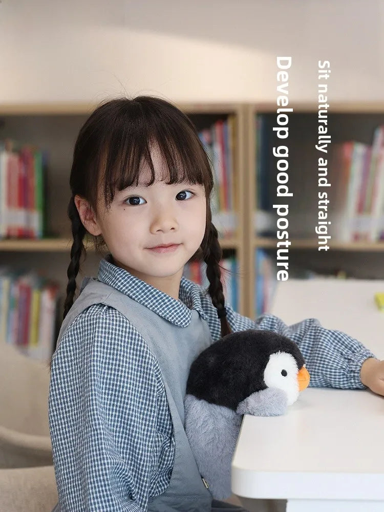 Posture Pal Plu Doll Toy Cute Sitting Posture Anti-Hunchba Gift for Girls Polyester Fiber Filled Fabric Doll Collectible