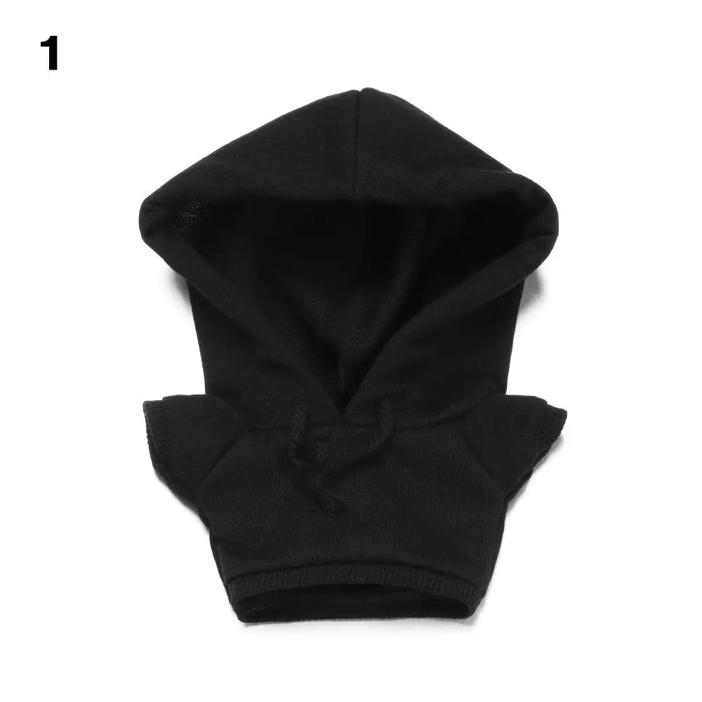 Handmade Fashion Clothes Hoodies For 10/15cm/20cm Cotton Dolls Sweatshirt Outfits For 1/12 BJD Dolls Top For 1/11 1/12 OB11