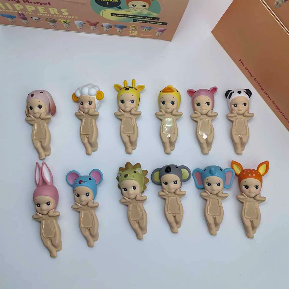 Hot Better Quality Sonny Angel Hippers Mini Figures Animals Series Blind Box PVC Toy Fans Desktop Phone Car Ornaments Doll Gifts